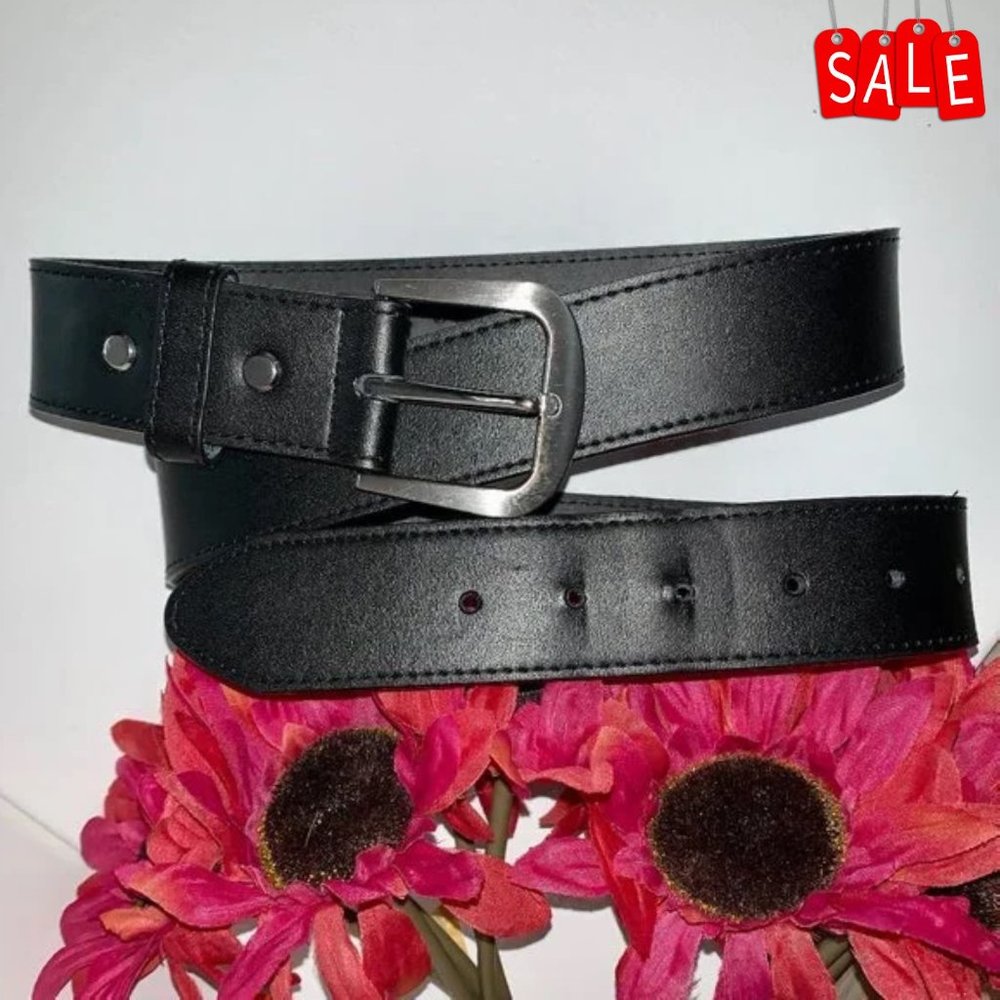 EUC Hammill Thick Leather Belt 38"